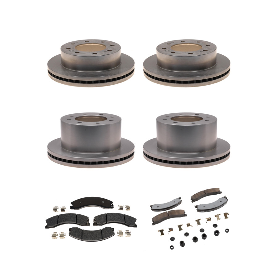 ACDelco Disc Brake Pads and Rotors Kit Front Rear For 2015 Chevrolet Silverado