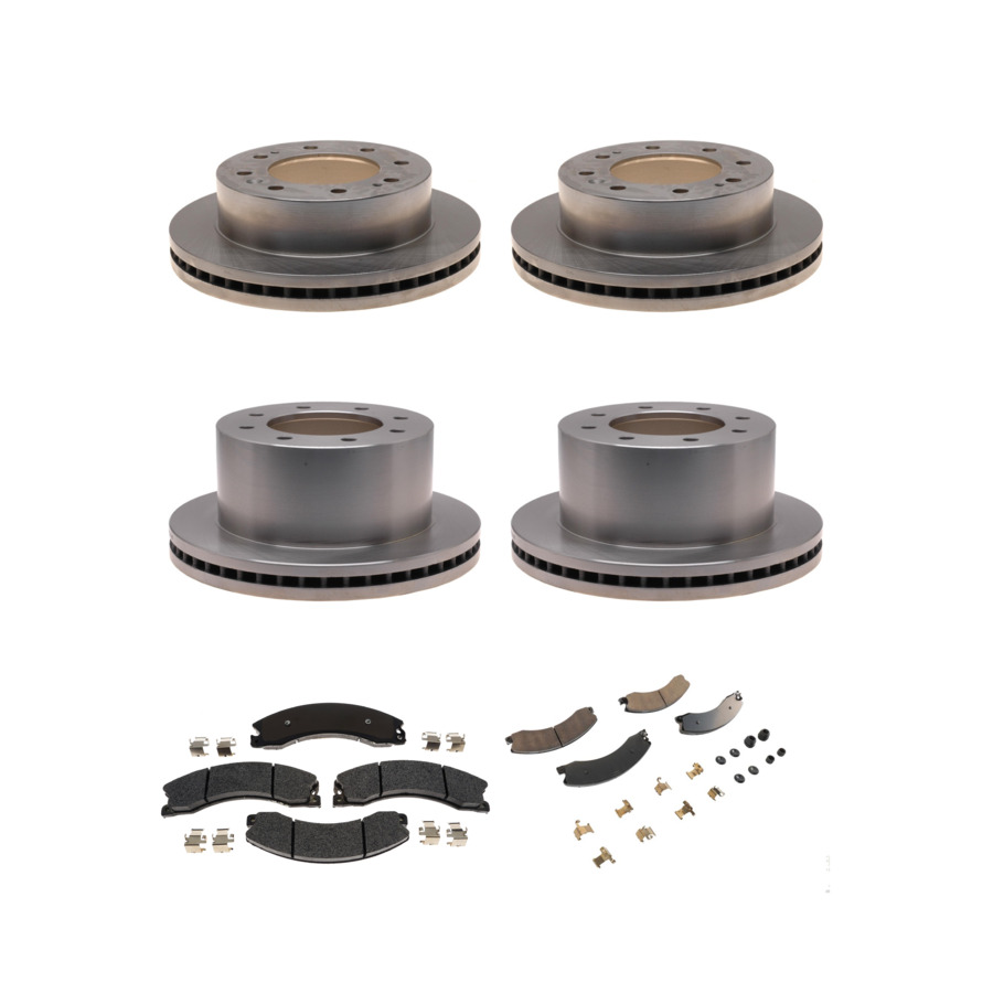 ACDelco Disc Brake Pads and Rotors Kit Front Rear For 2015 Chevrolet Silverado