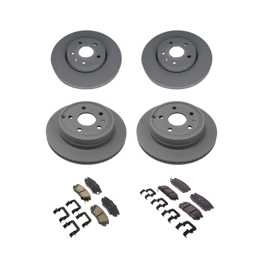 ACDelco Disc Brake Pads and Rotors Kit Front Rear For 10-17 Chevrolet Equinox
