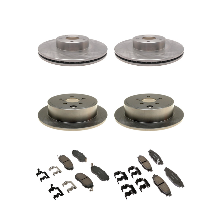 ACDelco Disc Brake Pads and Rotors Kit Front Rear For 10-16 Subaru Outback