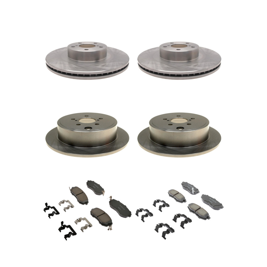 ACDelco Disc Brake Pads and Rotors Kit Front Rear For 13-16 Subaru Outback