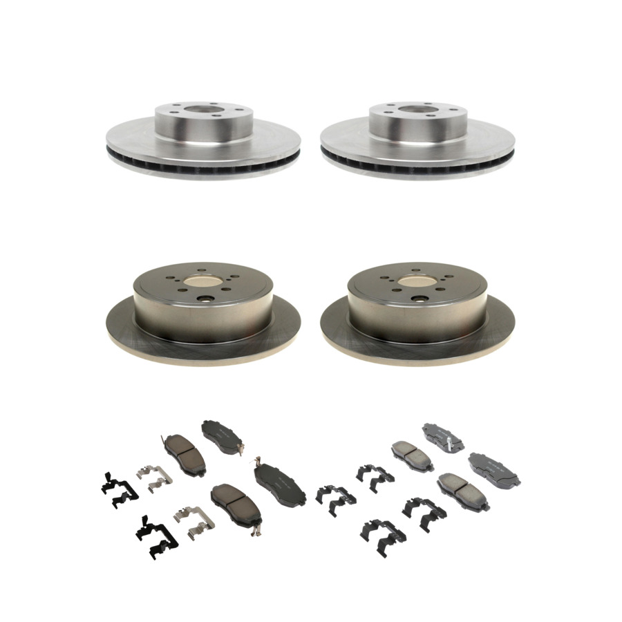 ACDelco Disc Brake Pads and Rotors Kit Front Rear For 13-16 Scion FR-S Subaru