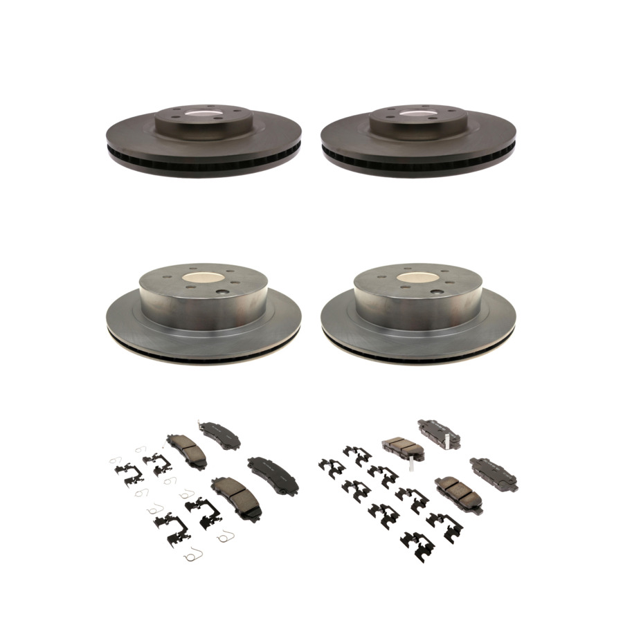 ACDelco Disc Brake Pads and Rotors Kit Front Rear For 2014-2023 INFINITI Q50 Q60