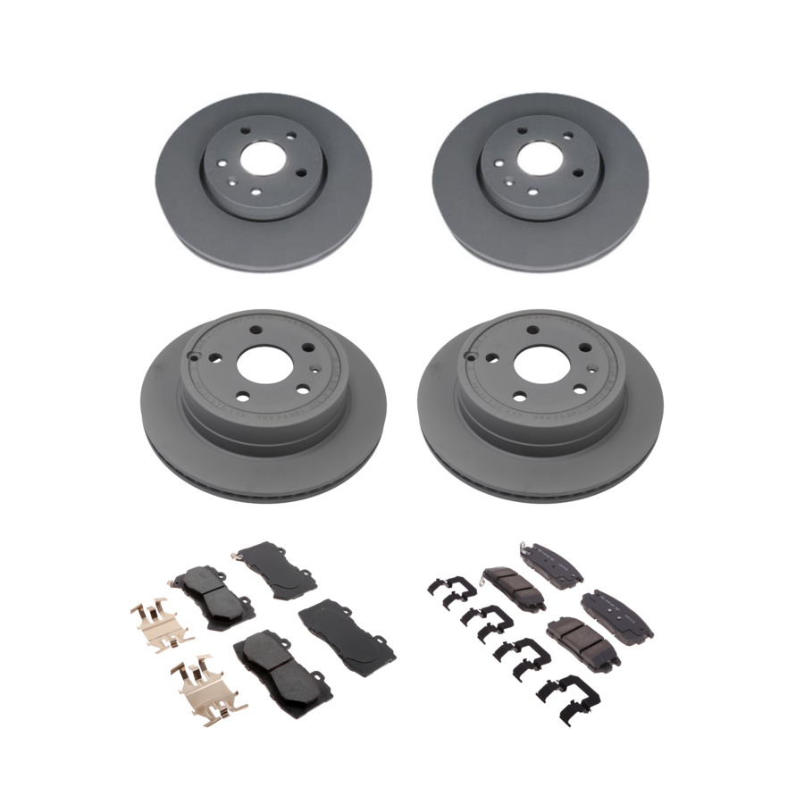 ACDelco Disc Brake Pads and Rotors Kit Front Rear For 2016 GMC Terrain