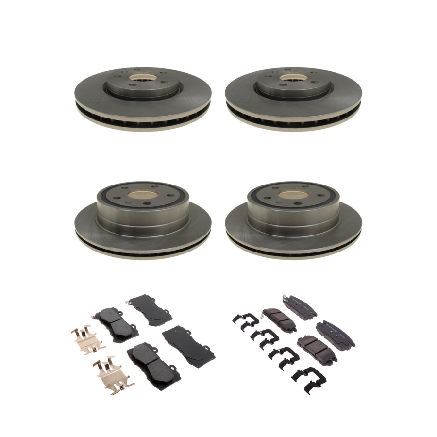 ACDelco Disc Brake Pads and Rotors Kit Front Rear For 2016 GMC Terrain