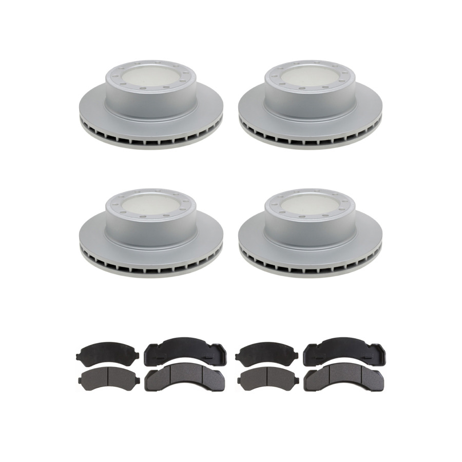 ACDelco Disc Brake Pads and Rotors Kit For 91-04 International 3800 4700 4800