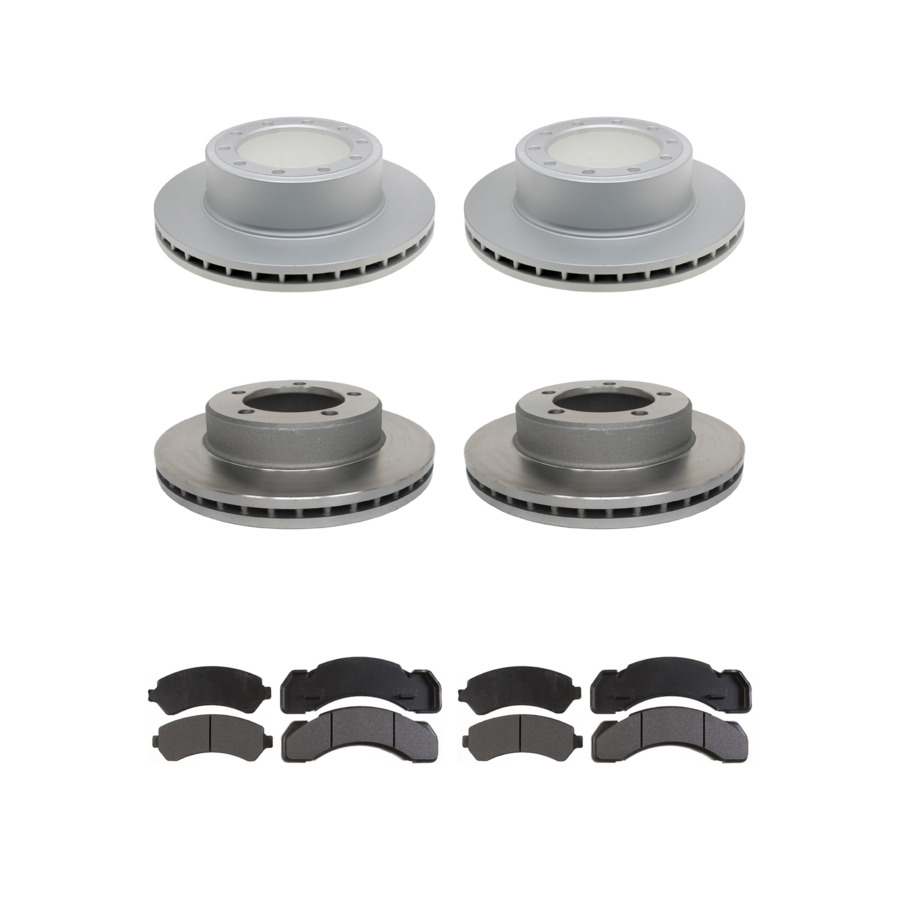 ACDelco Disc Brake Pads and Rotors Kit For 92-97 International 4700 4800 4900
