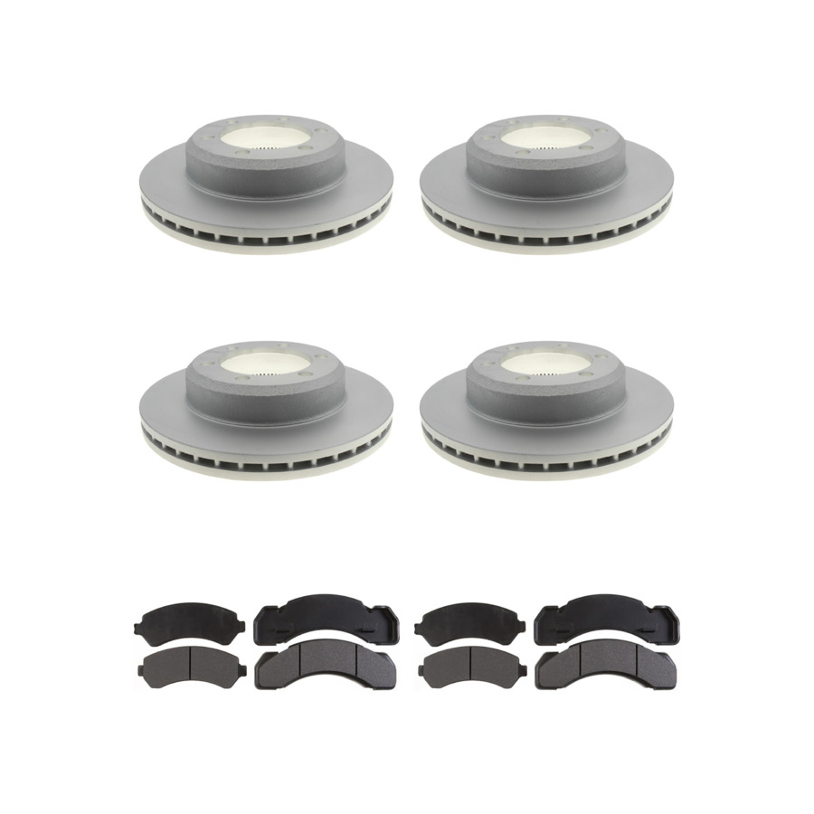 ACDelco Disc Brake Pads and Rotors Kit For 90-05 Freightliner MT35