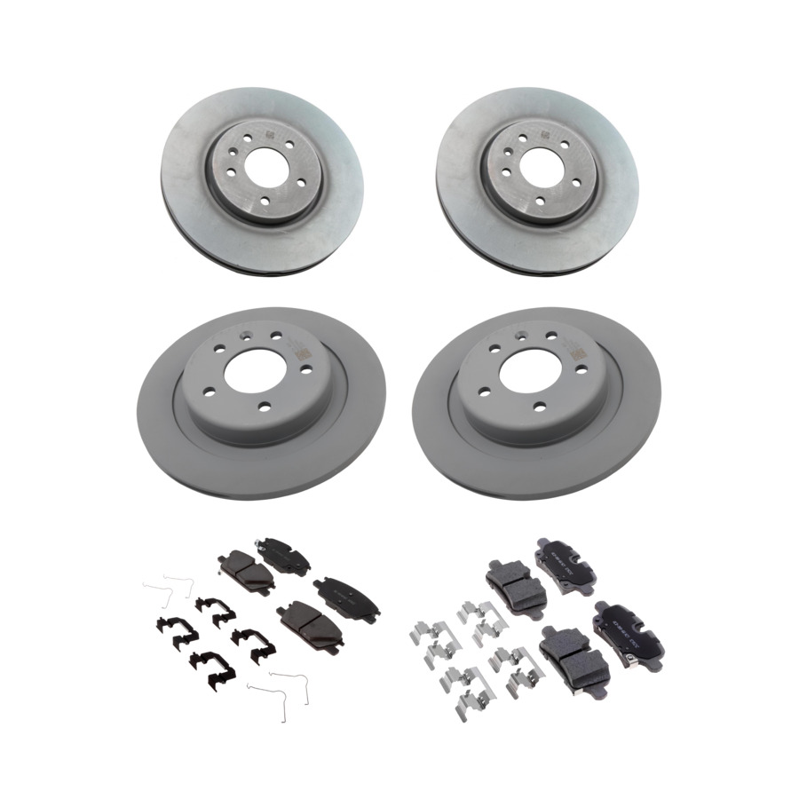 ACDelco Disc Brake Pads and Rotors Kit Front Rear For 21-25 Chevrolet Equinox