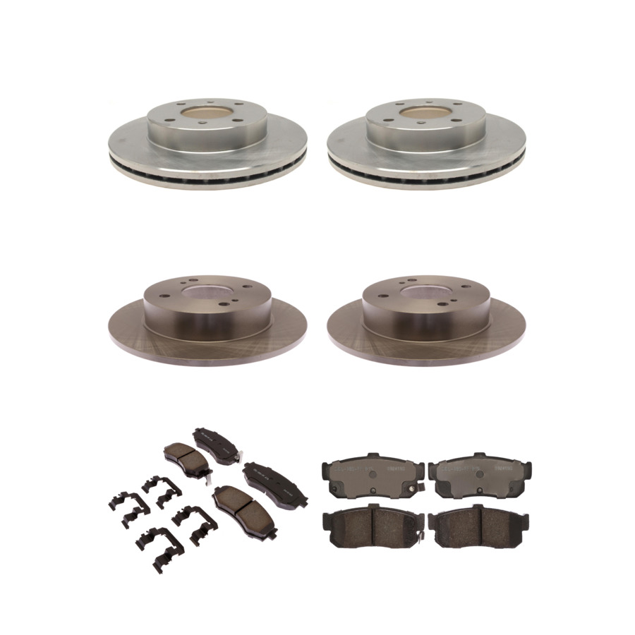 ACDelco Disc Brake Pads and Rotors Kit Front Rear For 1991-1994 INFINITI G20