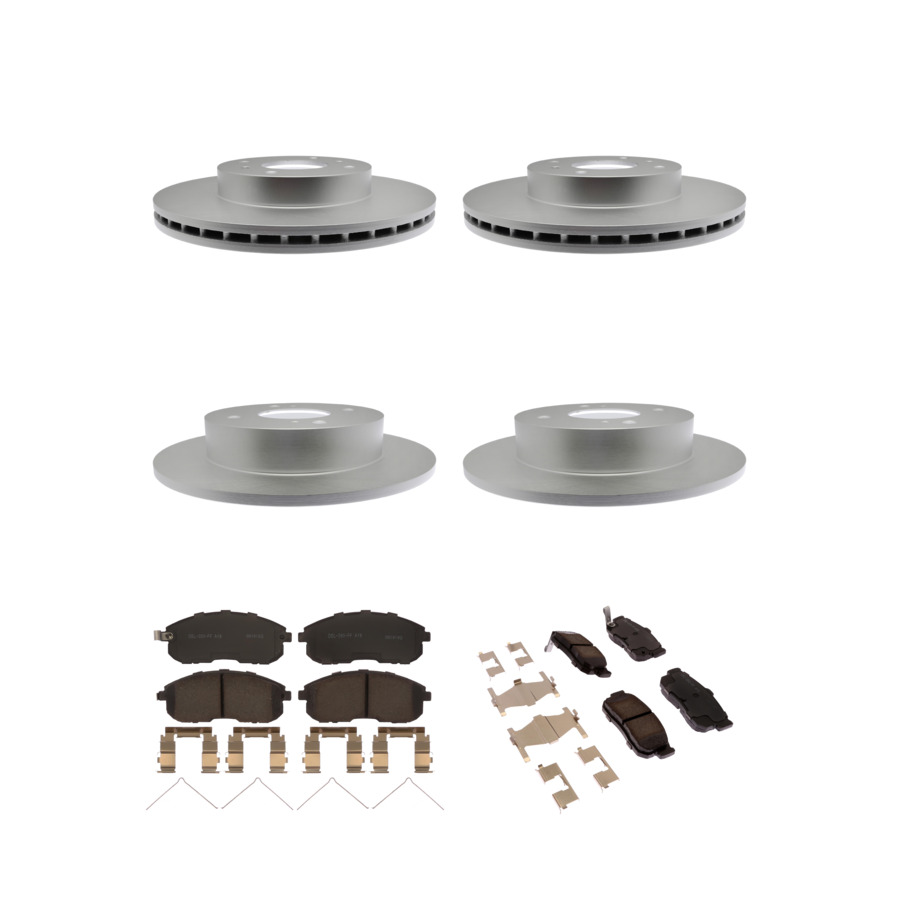 ACDelco Disc Brake Pads and Rotors Kit Front Rear For 93-01 Nissan Altima