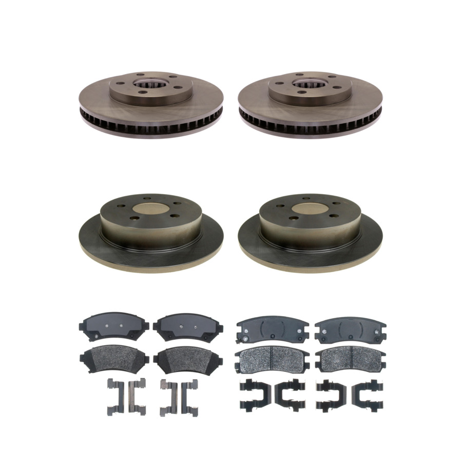 ACDelco Disc Brake Pads and Rotors Kit Front Rear For 1999 Buick Riviera