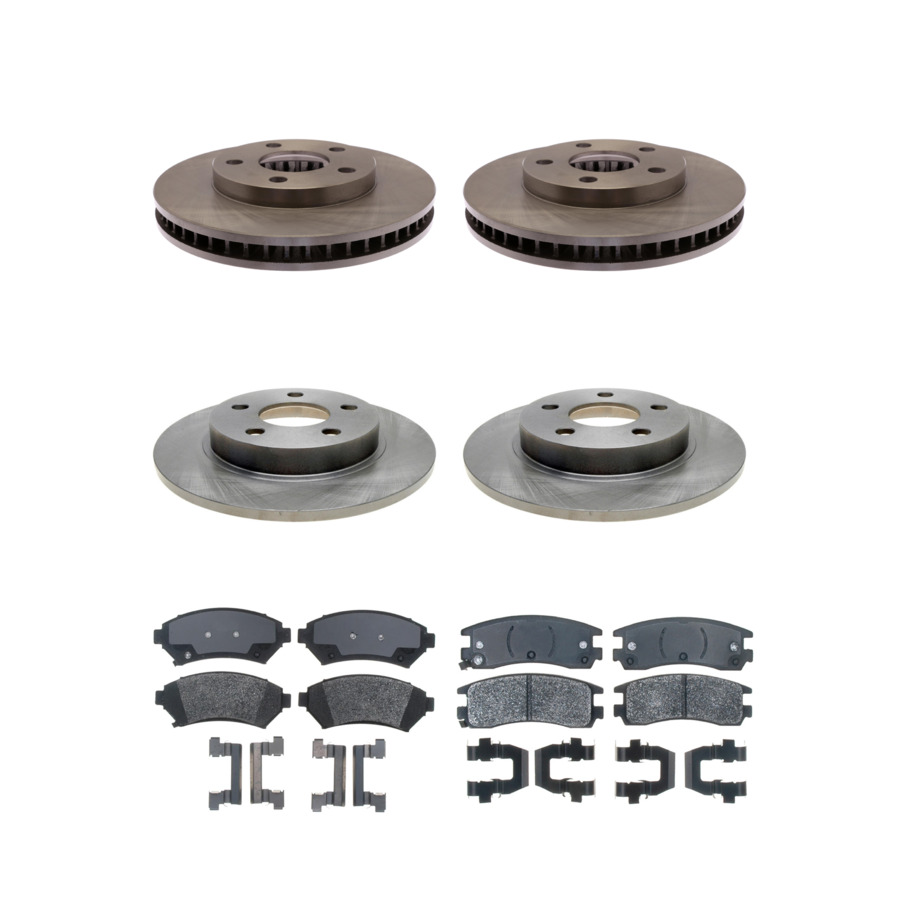 ACDelco Disc Brake Pads and Rotors Kit Front Rear For 99-05 Buick LeSabre
