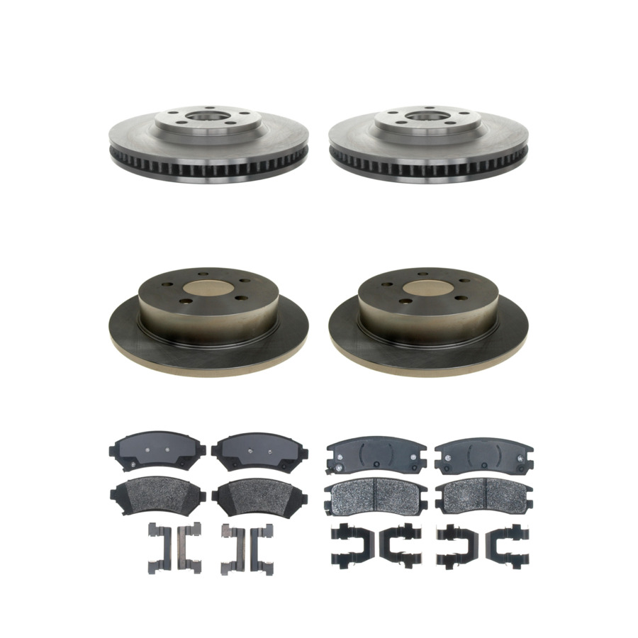 ACDelco Disc Brake Pads and Rotors Kit Front Rear For 1999 Buick Riviera