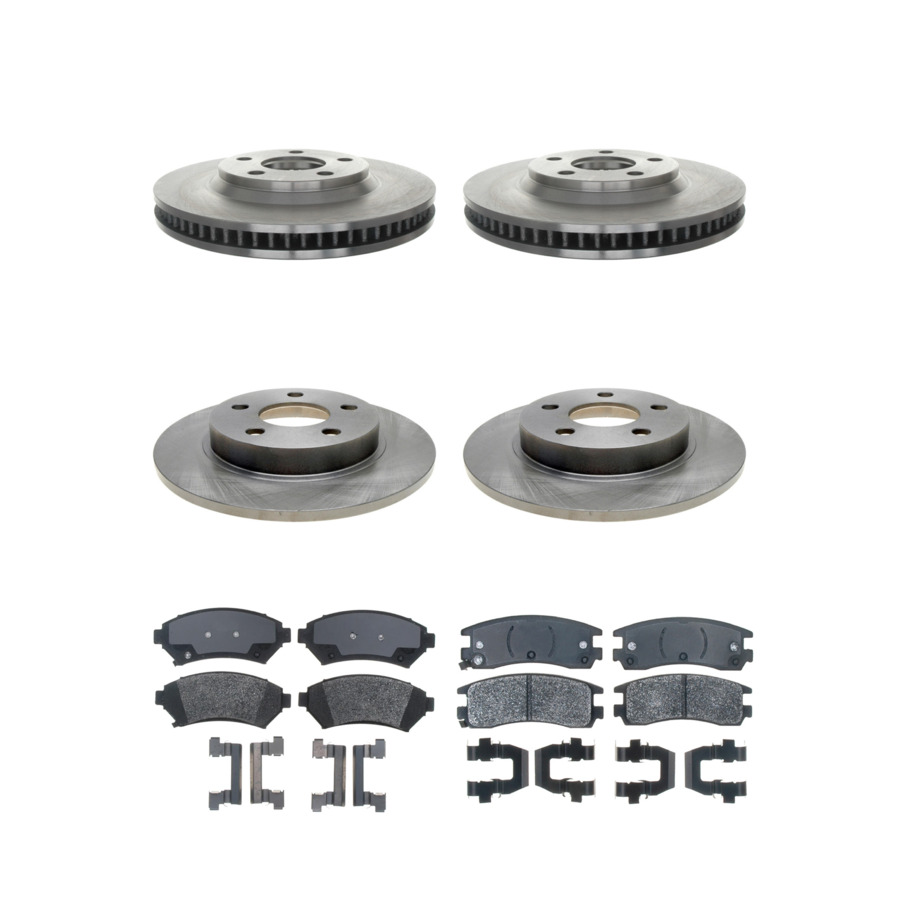 ACDelco Disc Brake Pads and Rotors Kit Front Rear For 97-05 Buick LeSabre Park