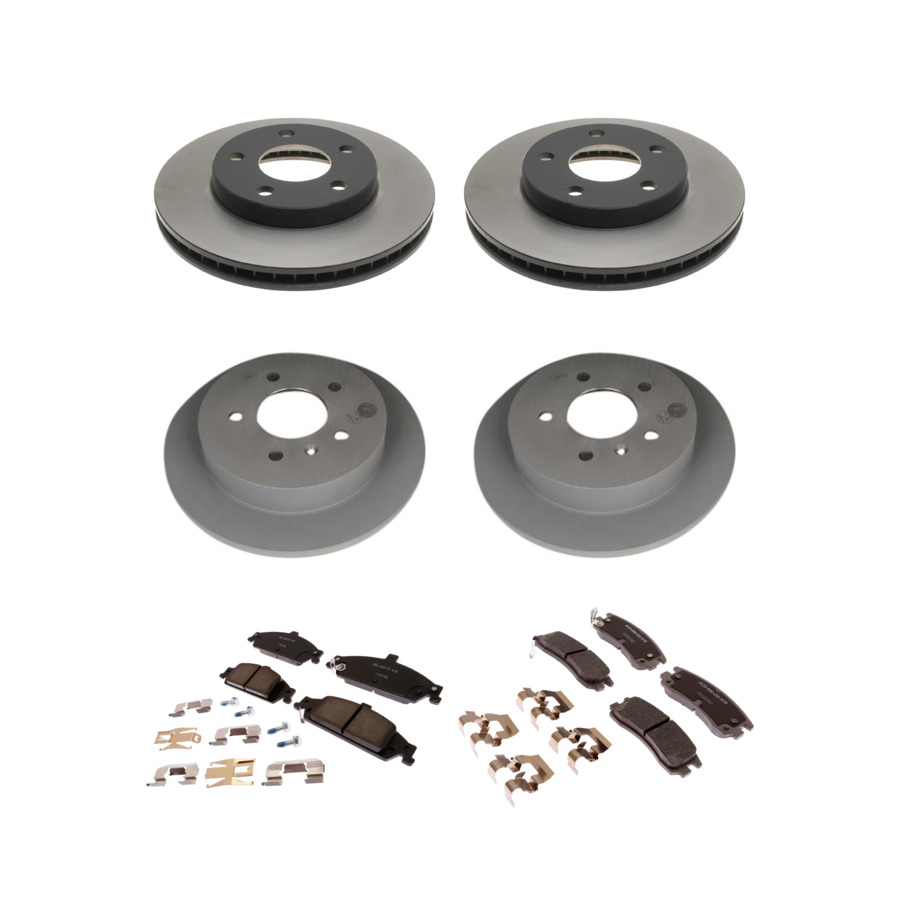 ACDelco Disc Brake Pads and Rotors Kit Front Rear For 99-05 Oldsmobile Alero
