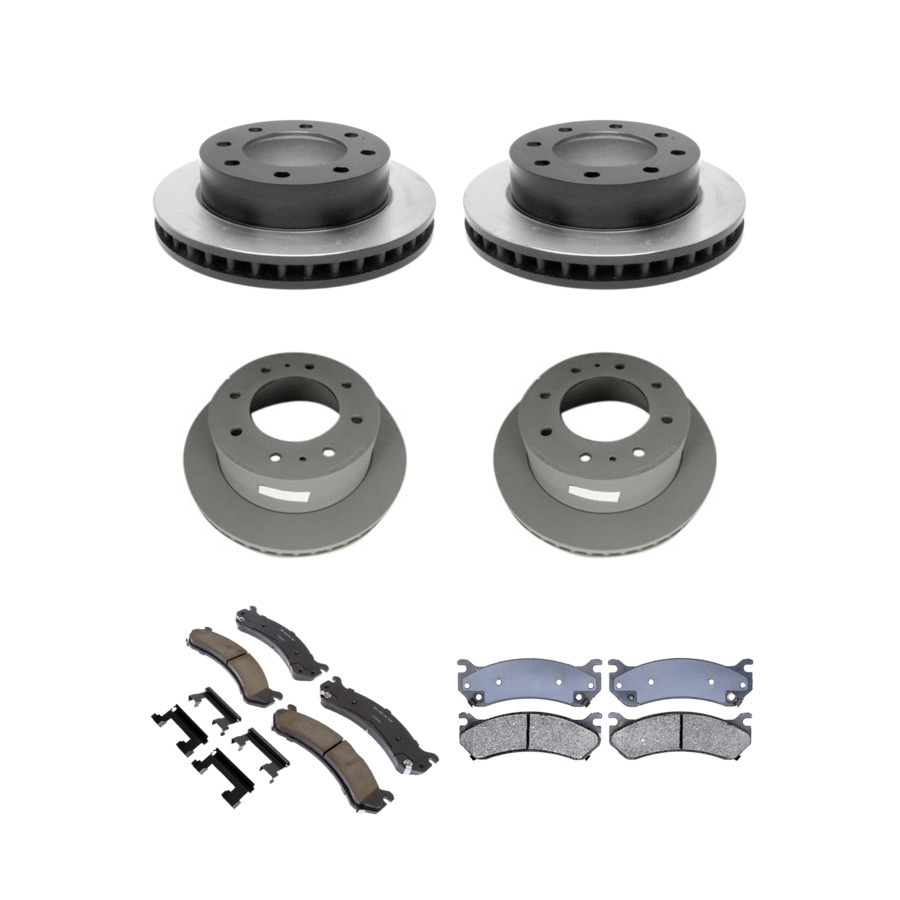 ACDelco Disc Brake Pads and Rotors Kit Front Rear For 11-13 Chevrolet Suburban