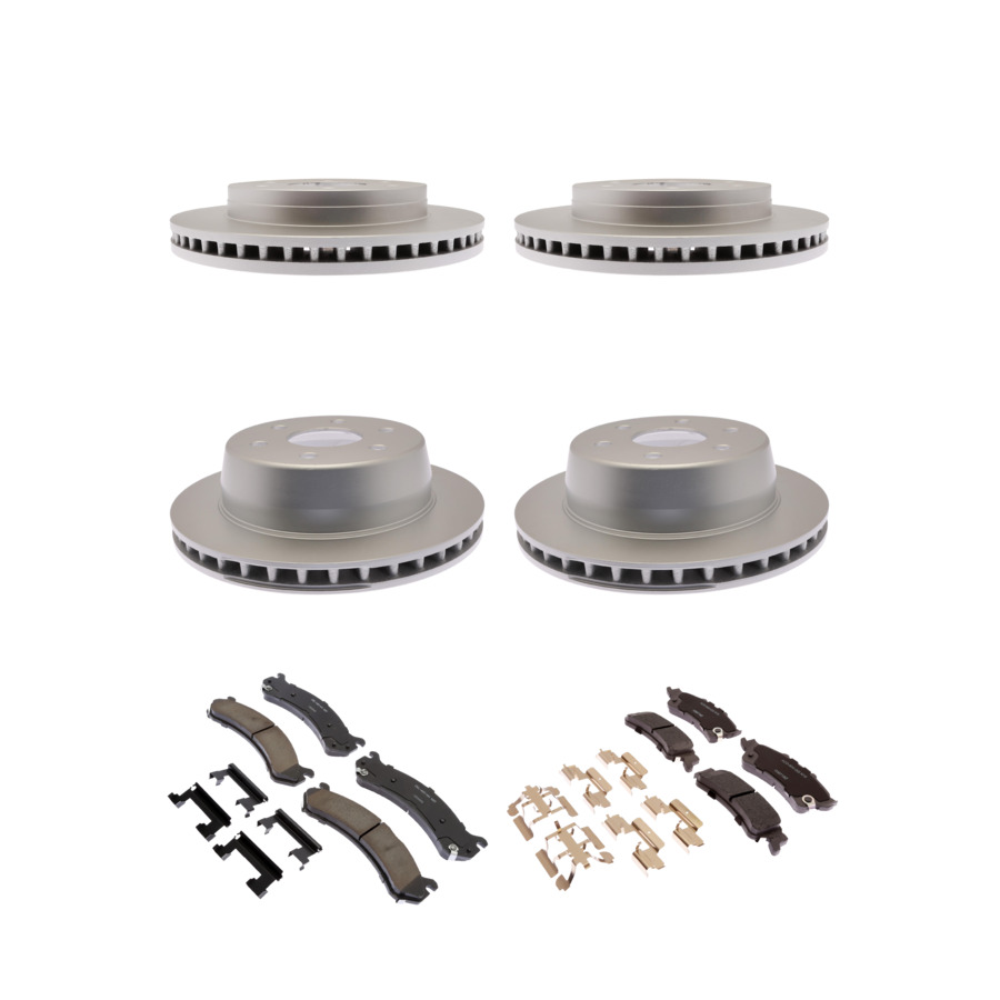 ACDelco Disc Brake Pads and Rotors Kit Front Rear For 01-06 GMC Sierra 1500