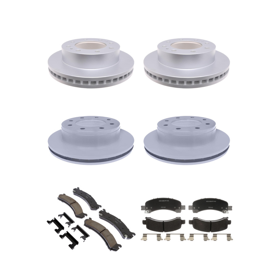 ACDelco Disc Brake Pads and Rotors Kit Front Rear For 05-17 Chevrolet Express
