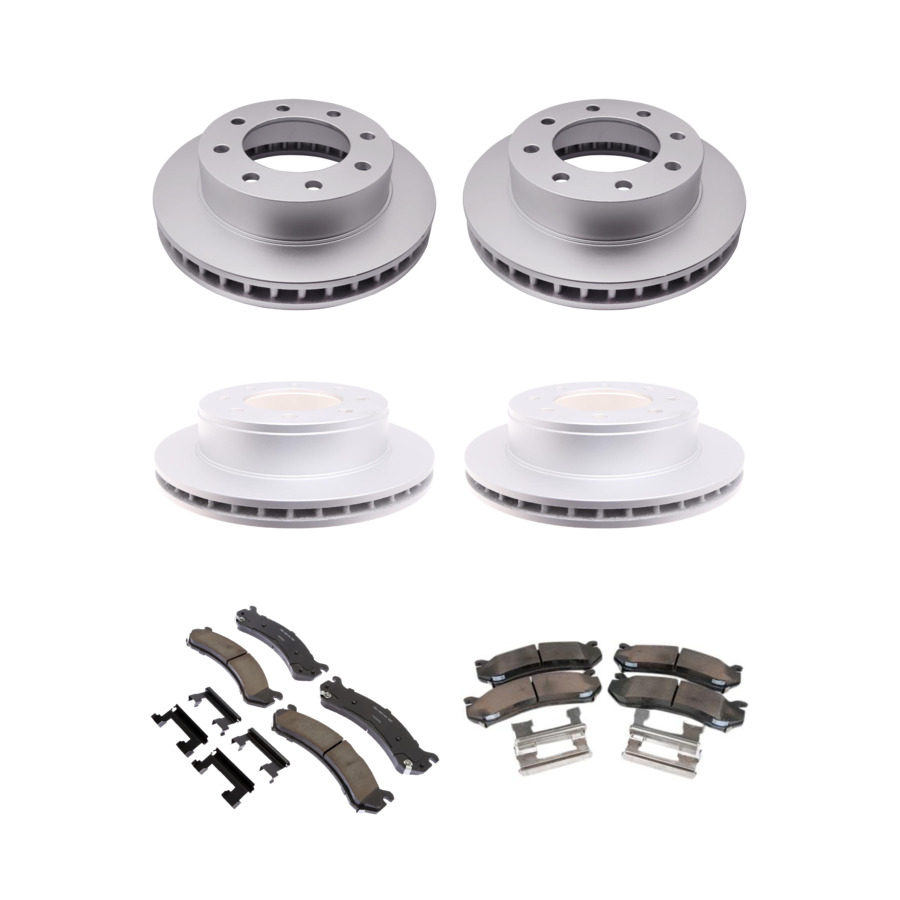 ACDelco Disc Brake Pads and Rotors Kit Front Rear For 2008-2009 Hummer H2