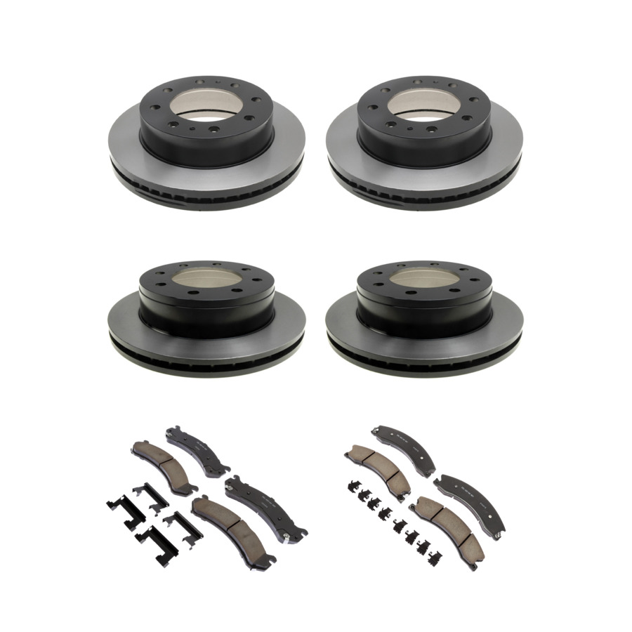 ACDelco Disc Brake Pads and Rotors Kit Front Rear For 09-17 Chevrolet Express