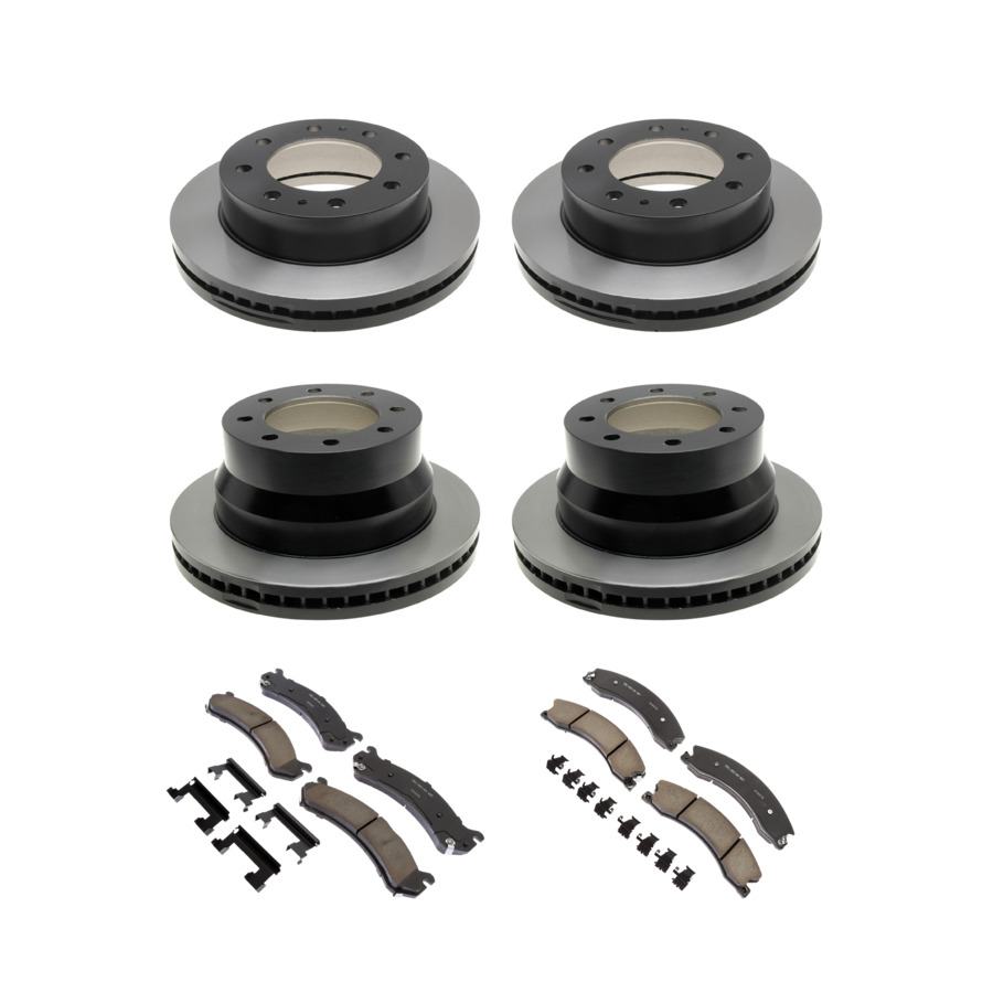 ACDelco Disc Brake Pads and Rotors Kit Front Rear For 09-19 GMC Savana 4500