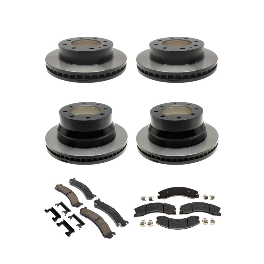 ACDelco Disc Brake Pads and Rotors Kit Front Rear For 09-17 Chevrolet Express