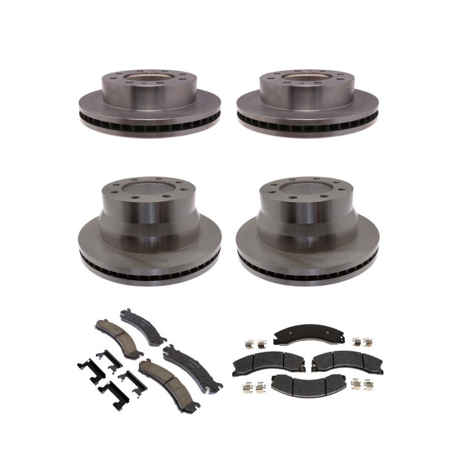 ACDelco Disc Brake Pads and Rotors Kit Front Rear For 09-17 Chevrolet Express