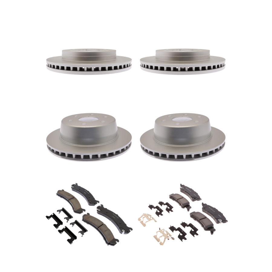 ACDelco Disc Brake Pads and Rotors Kit Front Rear For 01-06 GMC Sierra 1500