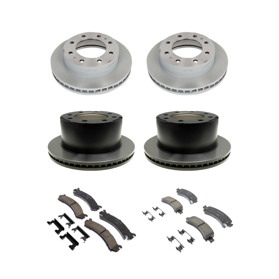 ACDelco Disc Brake Pads and Rotors Kit Front Rear For 03-08 Chevrolet Express