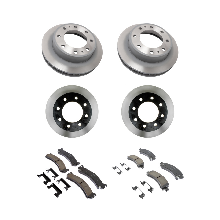 ACDelco Disc Brake Pads and Rotors Kit Front Rear For 03-17 GMC Savana 2500