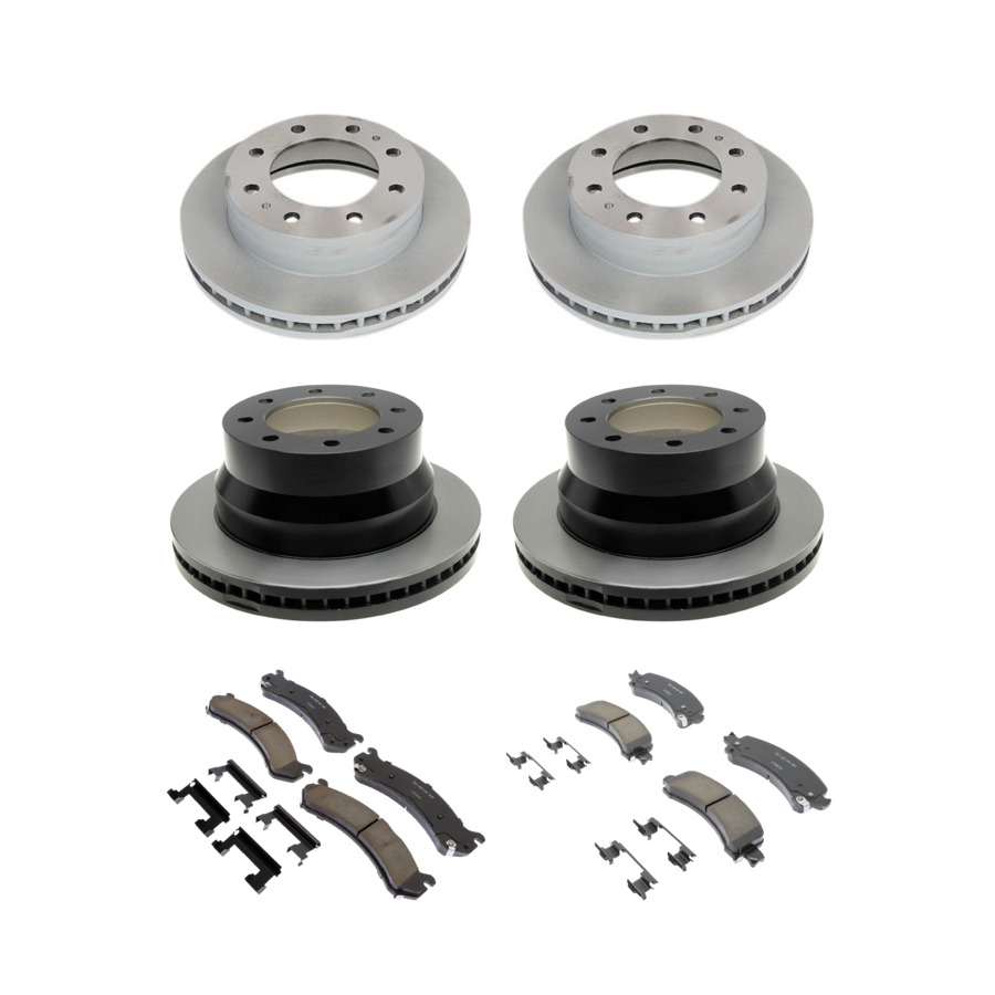ACDelco Disc Brake Pads and Rotors Kit Front Rear For 09-17 GMC Savana 3500