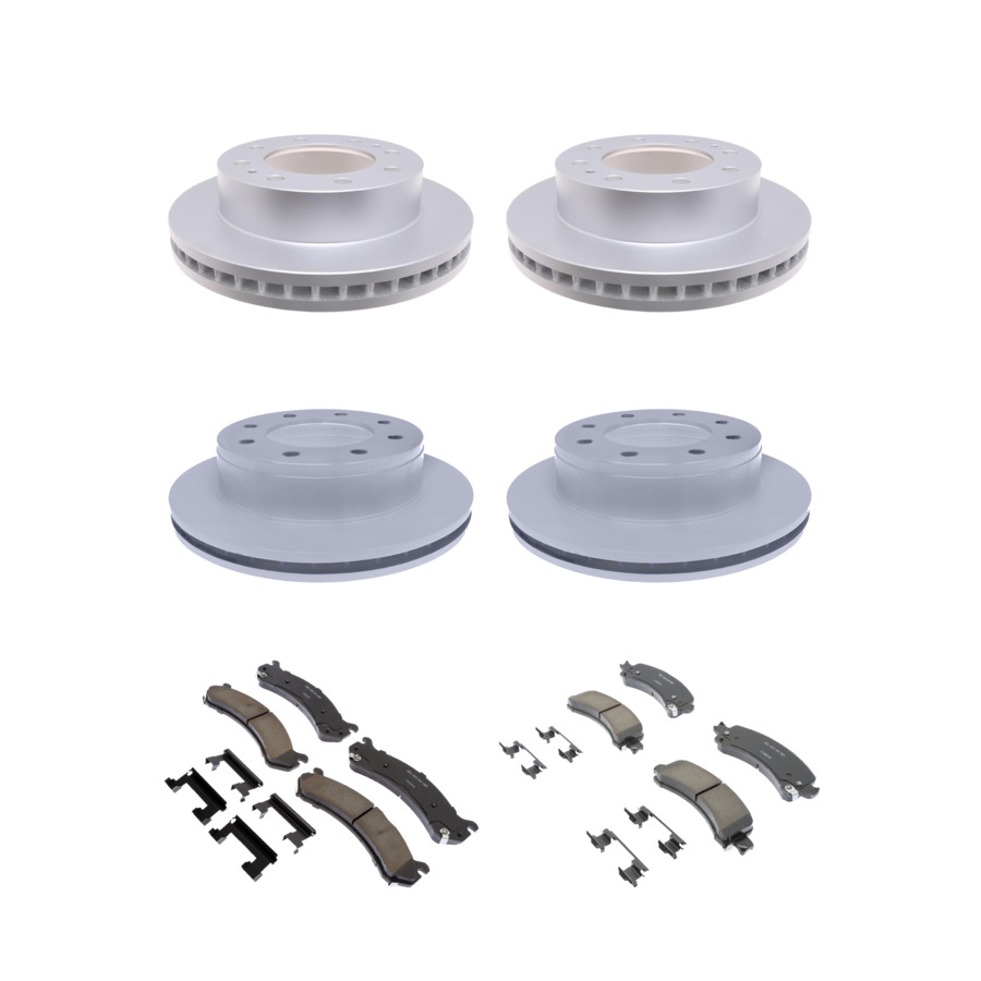 ACDelco Disc Brake Pads and Rotors Kit Front Rear For 05-17 Chevrolet Express