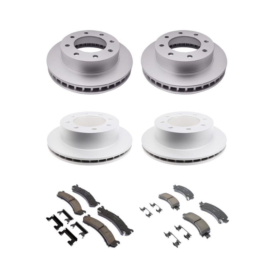 ACDelco Disc Brake Pads and Rotors Kit Front Rear For 03-17 Chevrolet Express
