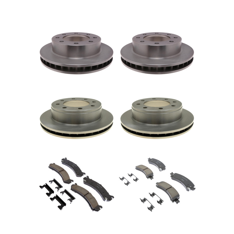 ACDelco Disc Brake Pads and Rotors Kit Front Rear For 03-17 GMC Savana 2500