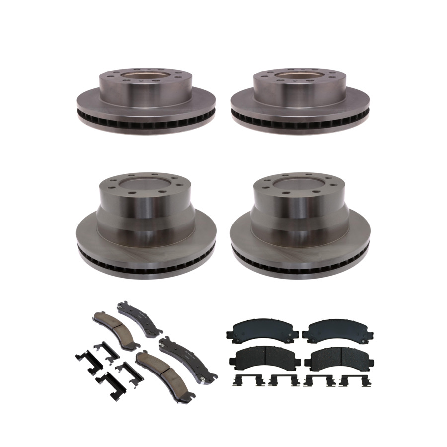 ACDelco Disc Brake Pads and Rotors Kit Front Rear For 09-17 GMC Savana 3500