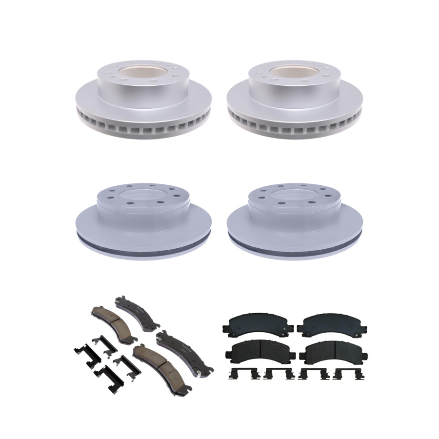 ACDelco Disc Brake Pads and Rotors Kit Front Rear For 05-17 Chevrolet Express