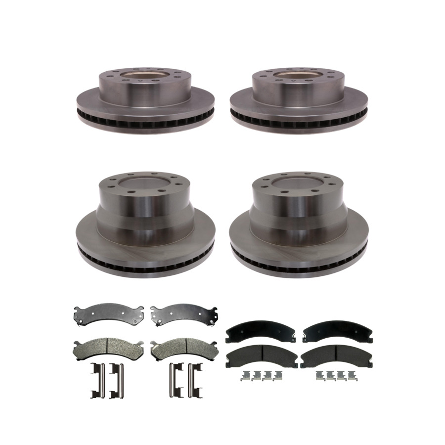 ACDelco Disc Brake Pads and Rotors Kit Front Rear For 09-17 Chevrolet Express