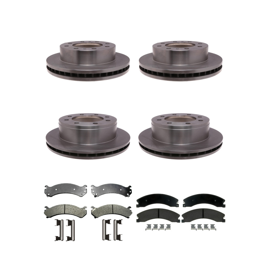 ACDelco Disc Brake Pads and Rotors Kit Front Rear For 09-17 Chevrolet Express