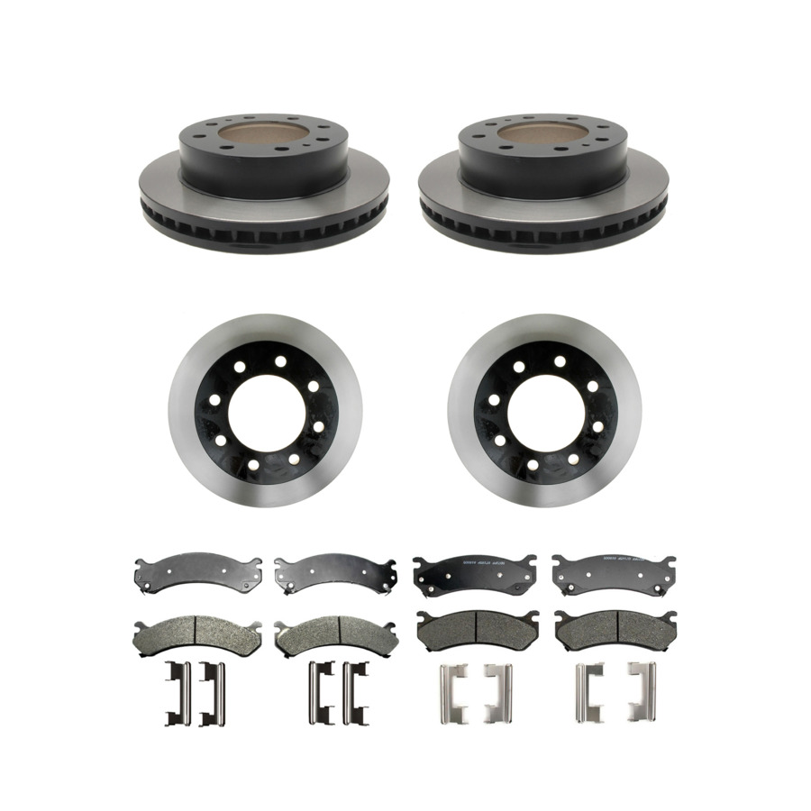 ACDelco Disc Brake Pads and Rotors Kit Front Rear For 01-06 Chevrolet Silverado