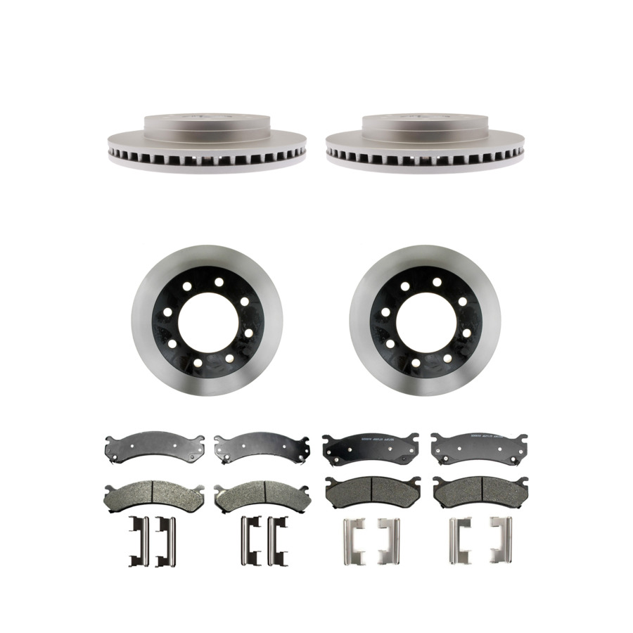ACDelco Disc Brake Pads and Rotors Kit Front Rear For 00-07 GMC Sierra 1500