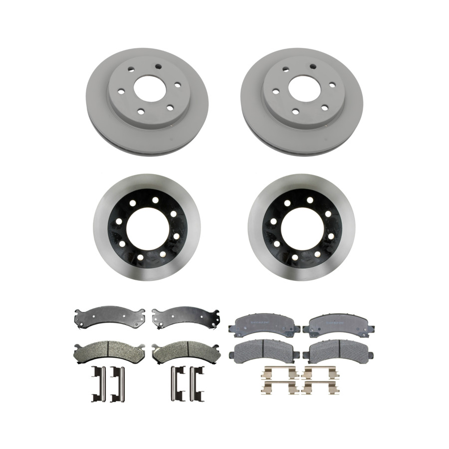 ACDelco Disc Brake Pads and Rotors Kit Front Rear For 03-05 GMC Savana 2500