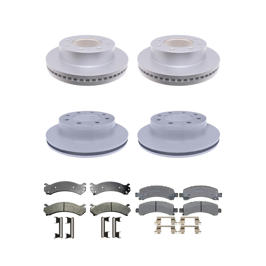 ACDelco Disc Brake Pads and Rotors Kit Front Rear For 05-17 Chevrolet Express