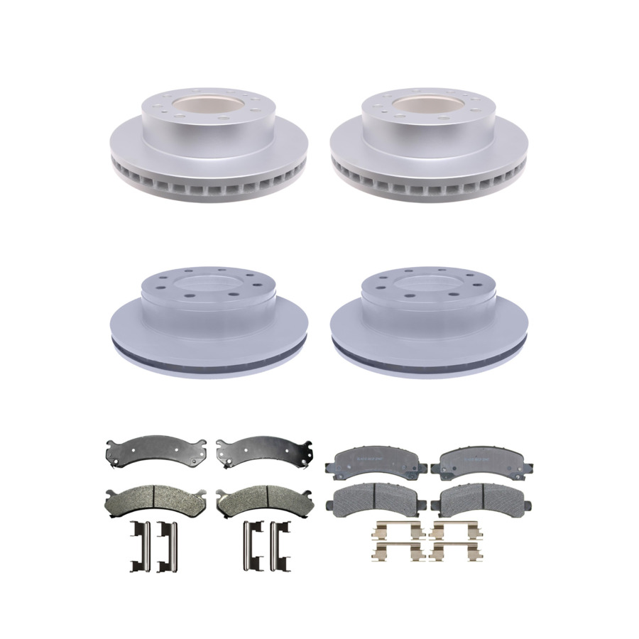 ACDelco Disc Brake Pads and Rotors Kit Front Rear For 05-17 Chevrolet Express