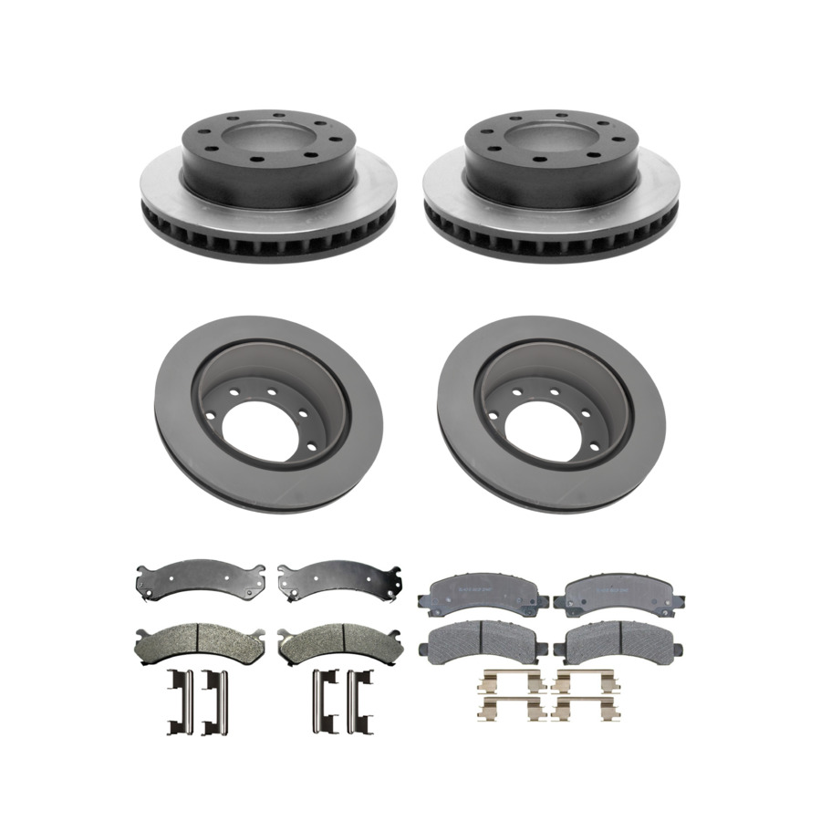 ACDelco Disc Brake Pads and Rotors Kit Front Rear For 06-16 Chevrolet Express