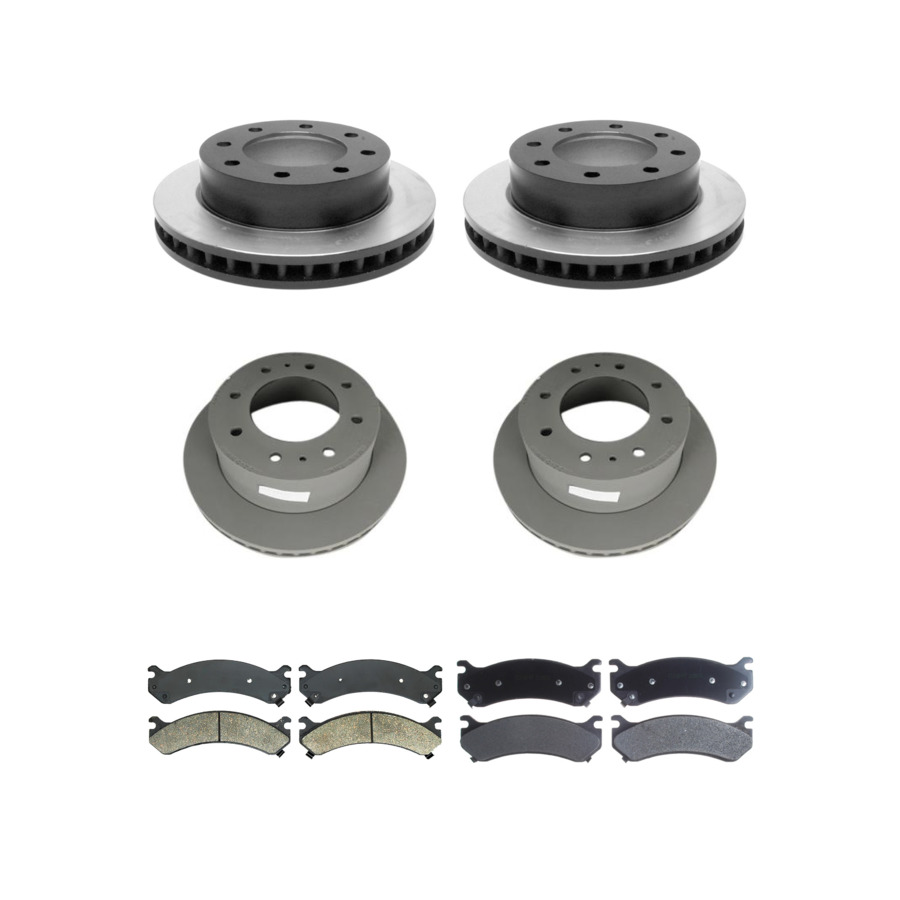 ACDelco Disc Brake Pads and Rotors Kit Front Rear For 11-13 Chevrolet Suburban