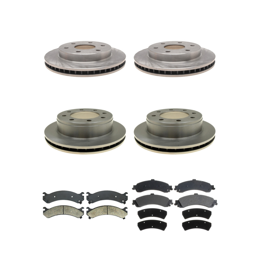 ACDelco Disc Brake Pads and Rotors Kit Front Rear For 01-06 GMC Sierra 1500