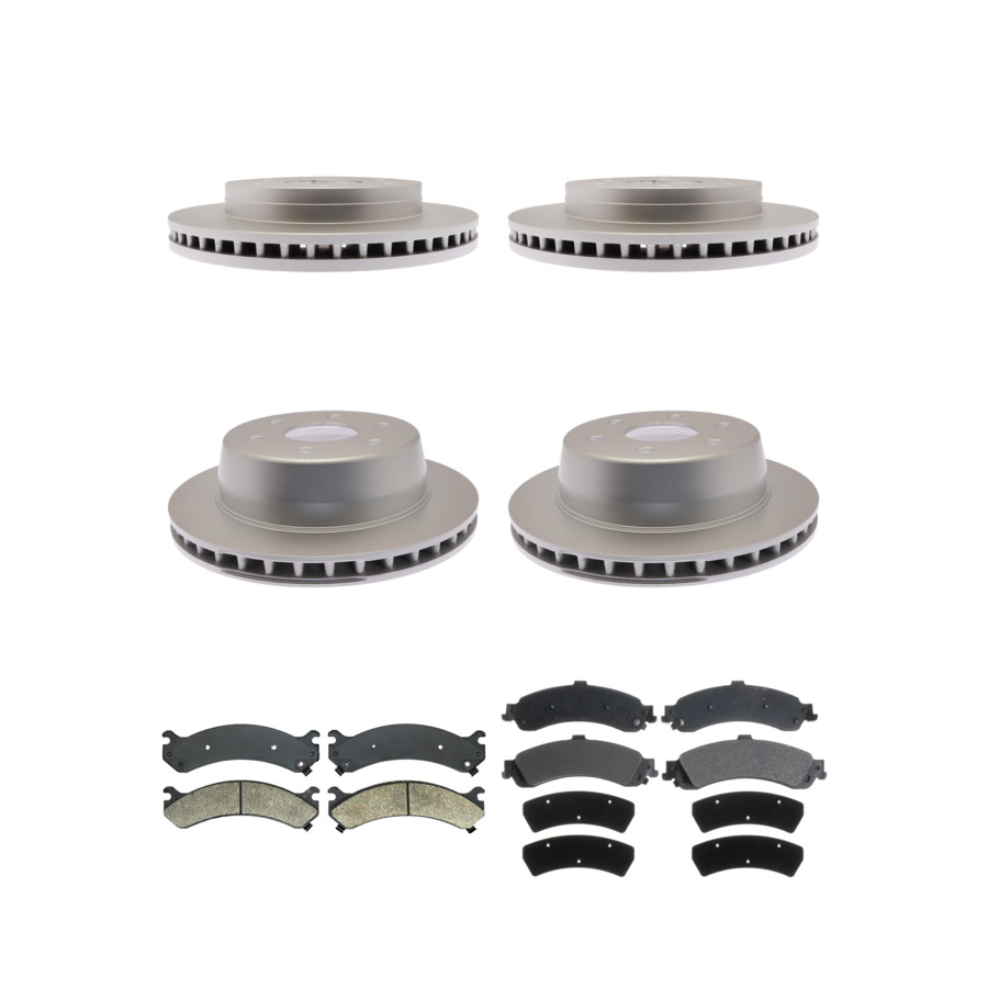 ACDelco Disc Brake Pads and Rotors Kit Front Rear For 01-06 GMC Sierra 1500