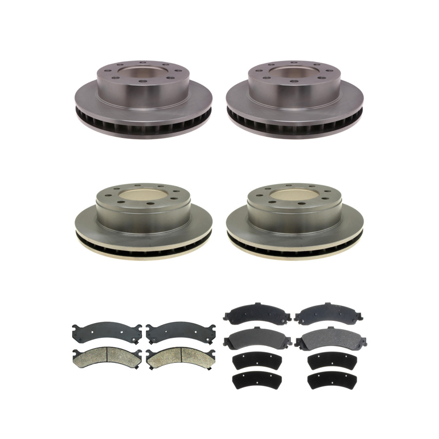 ACDelco Disc Brake Pads and Rotors Kit Front Rear For 01-06 GMC Sierra 1500