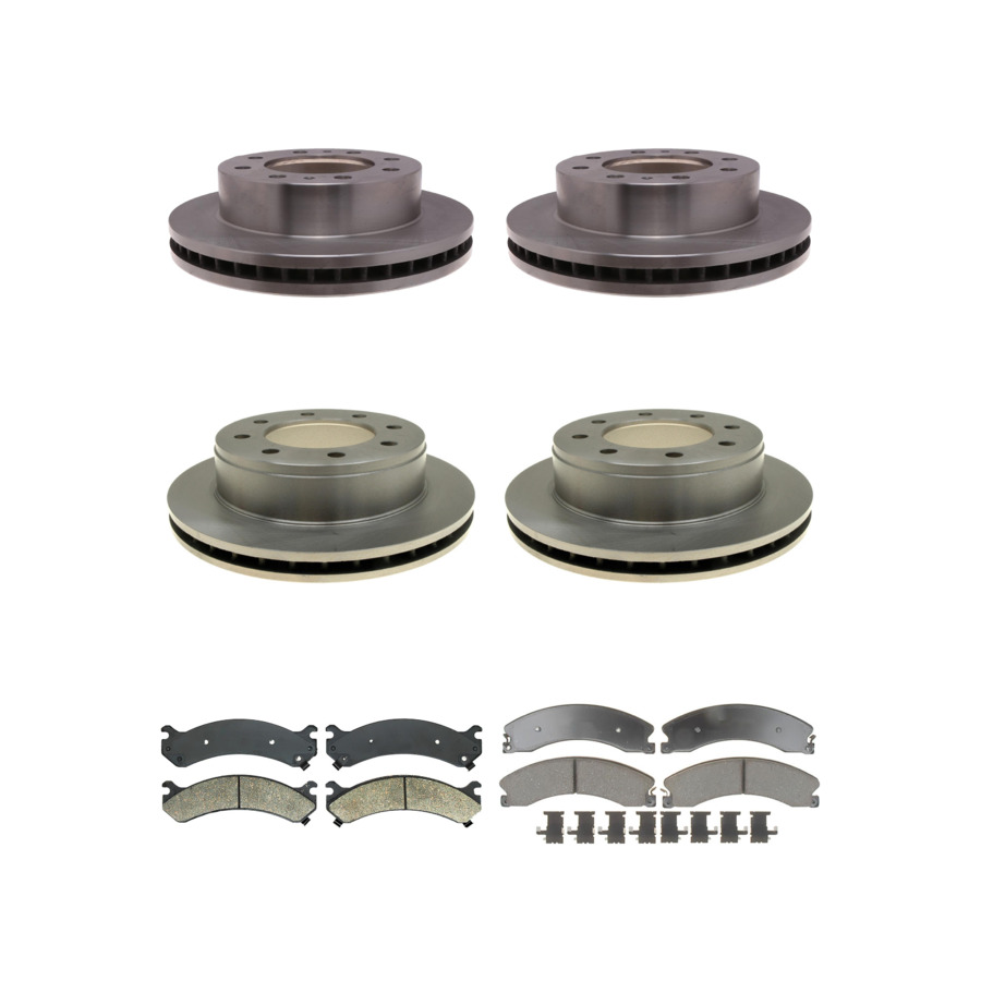 ACDelco Disc Brake Pads and Rotors Kit Front Rear For 09-17 GMC Savana 3500
